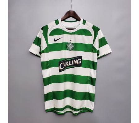 Celtic 05/06 Home Green&White Soccer Jersey